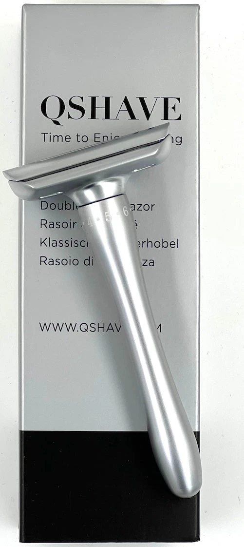 New QShave Luxurious Adjustable Safety Razor & 5 Blades 4 New QShave Luxurious Adjustable Safety Razor & 5 Blades - Image 2