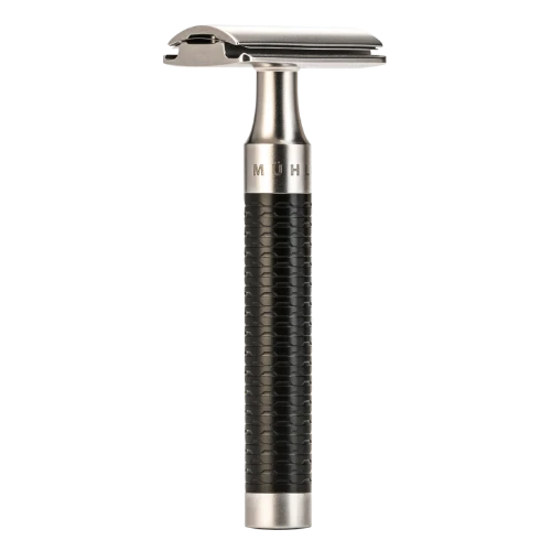 Muhle R96 ROCCA Safety Razor Stainless Steel - Black 3 Muhle R96 ROCCA Safety Razor Stainless Steel - Black