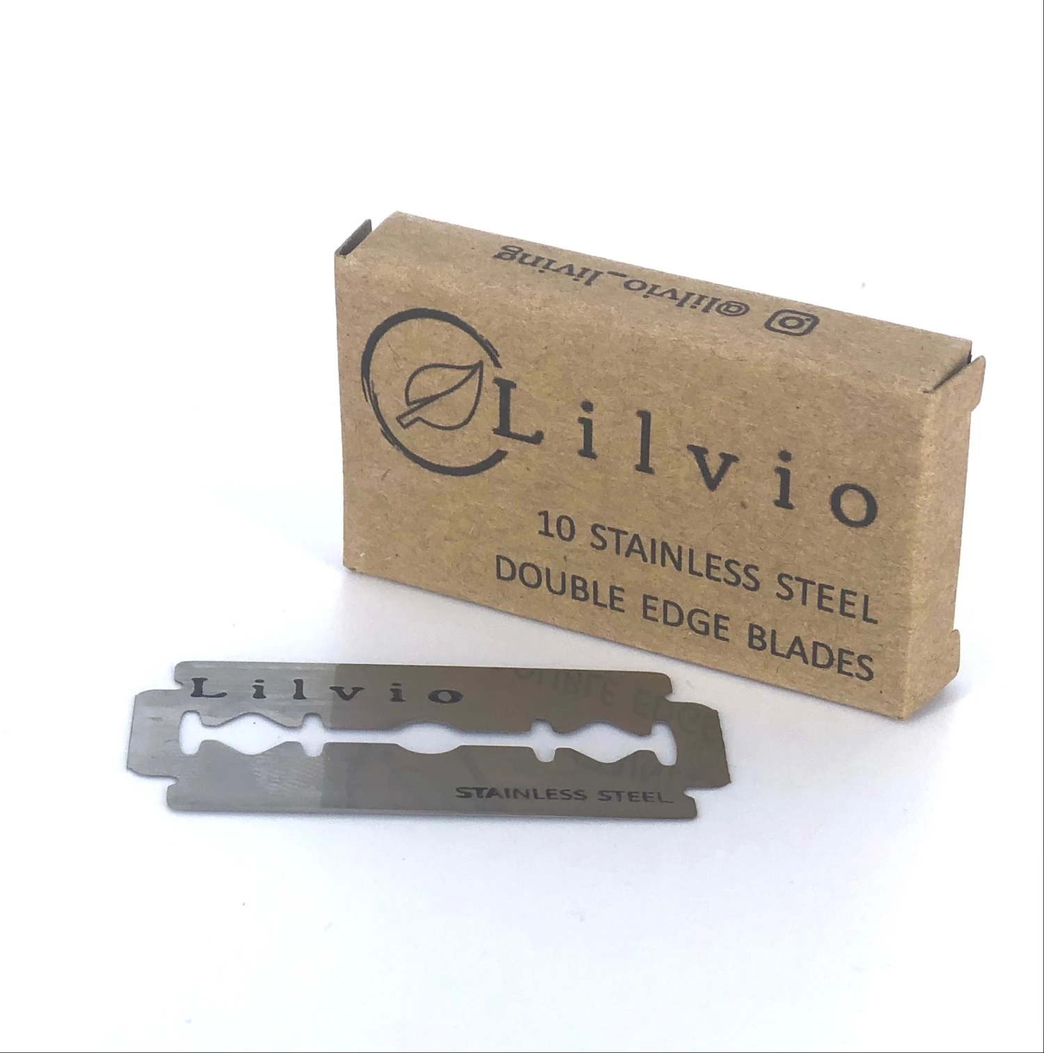 Lilvio Stainless Steel Razor Blades In A 10 Pack 3 Lilvio Stainless Steel Razor Blades In A 10 Pack
