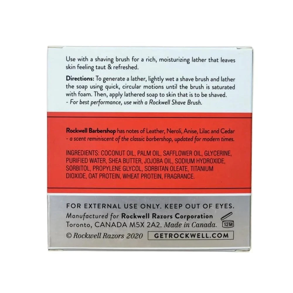 ROCKWELL BARBERSHOP SHAVE SOAP IN A WOODEN BOWL 113G 4 ROCKWELL BARBERSHOP SHAVE SOAP IN A WOODEN BOWL 113G - Image 2