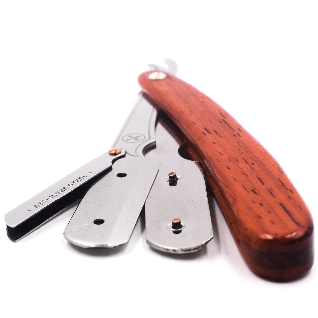 Parker SRRW Rosewood Clip Type Shavette Barber Razor 4 Parker SRRW Rosewood Clip Type Shavette Barber Razor - Image 2