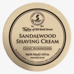 Taylor Of Old Bond Street Sandalwood Shaving Cream Bowl, 150g