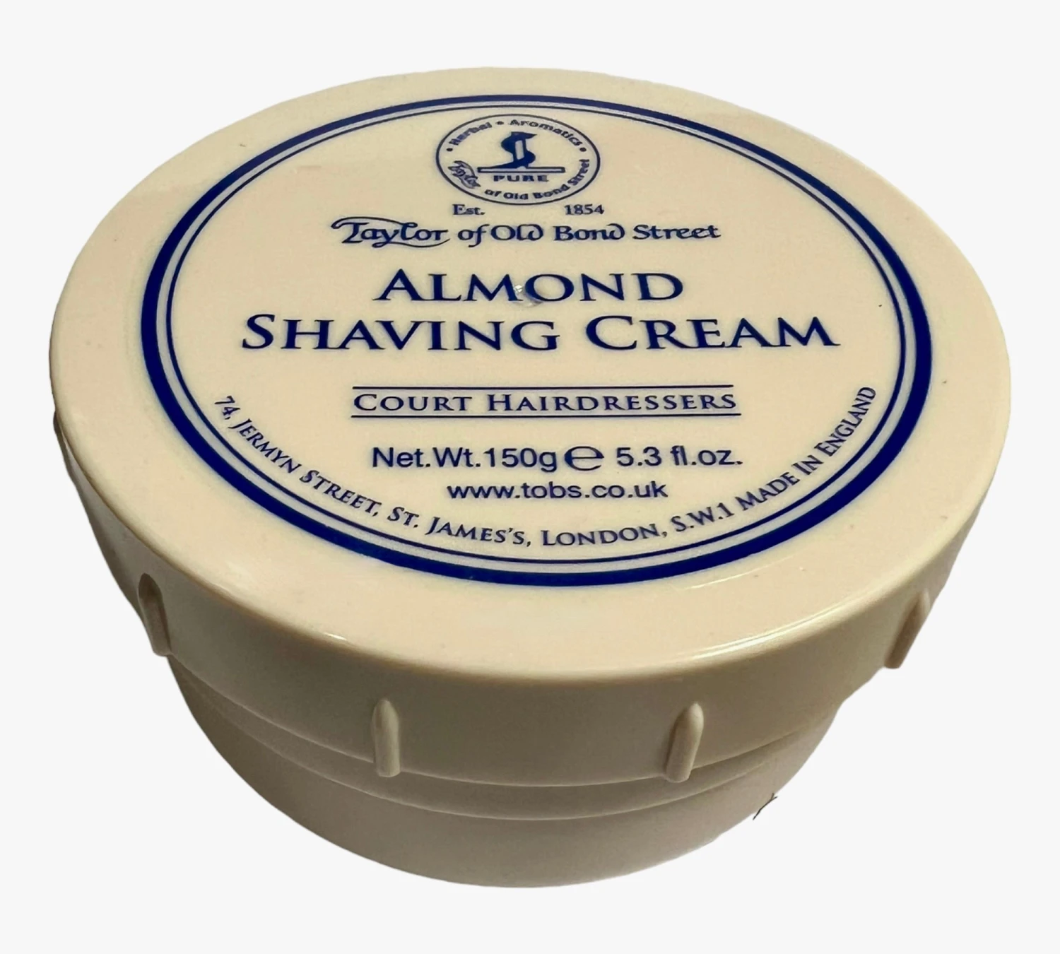 Taylor Of Old Bond Street Almond Shaving Cream - 150g Bowl 4 Taylor Of Old Bond Street Almond Shaving Cream - 150g Bowl - Image 2