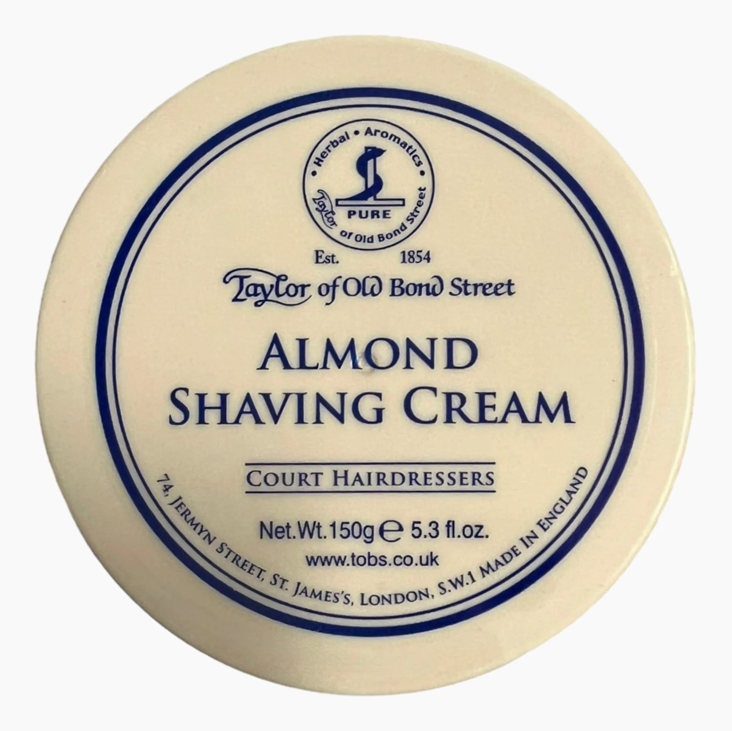 Taylor Of Old Bond Street Almond Shaving Cream - 150g Bowl 3 Taylor Of Old Bond Street Almond Shaving Cream - 150g Bowl