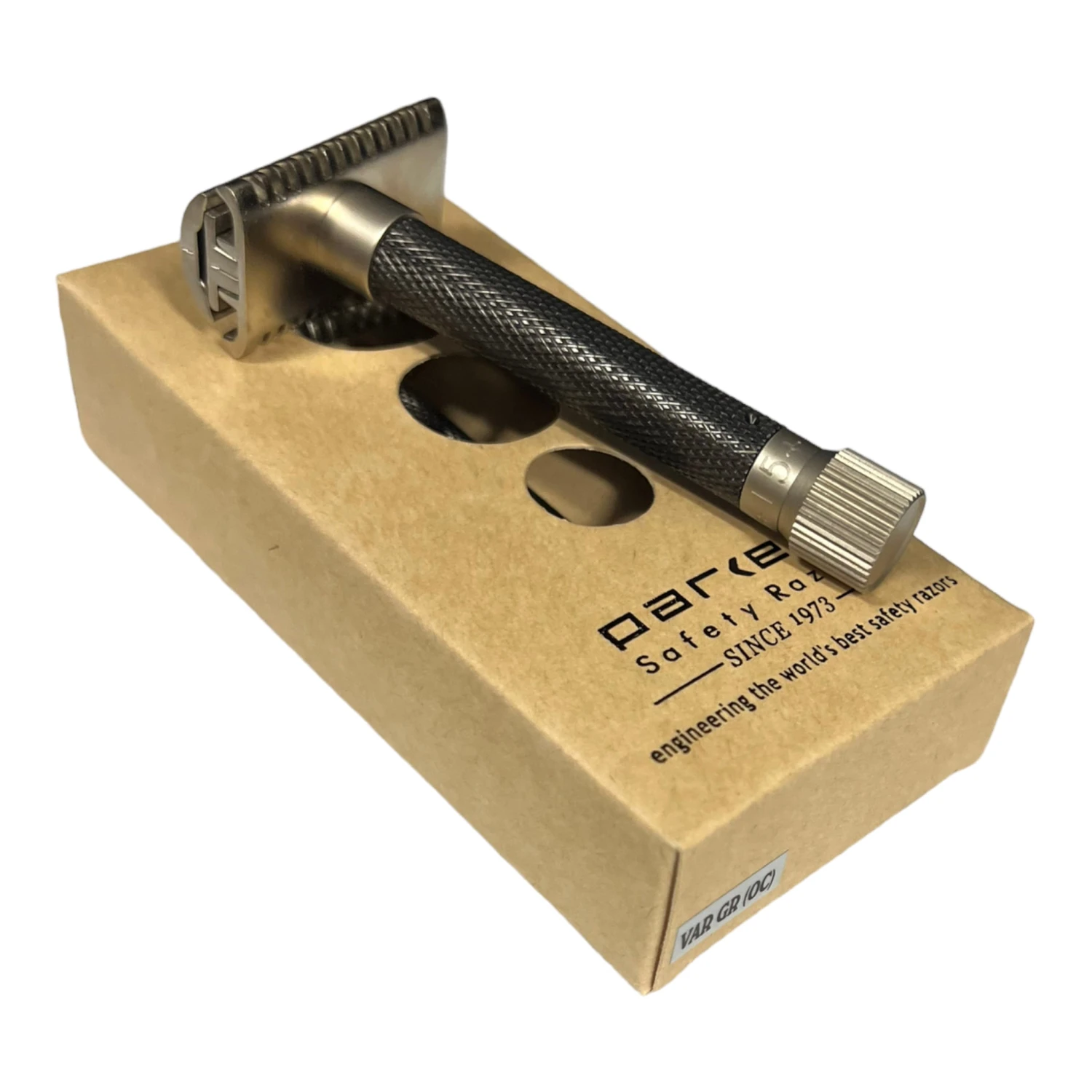 Parker Variant Adjustable Open Comb Safety Razor - Graphite 9 Parker Variant Adjustable Open Comb Safety Razor - Graphite - Image 7