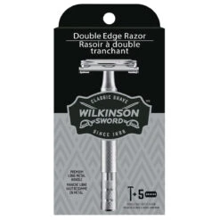 Classic Wilkinson Sword Safety Razor & 5 Blades